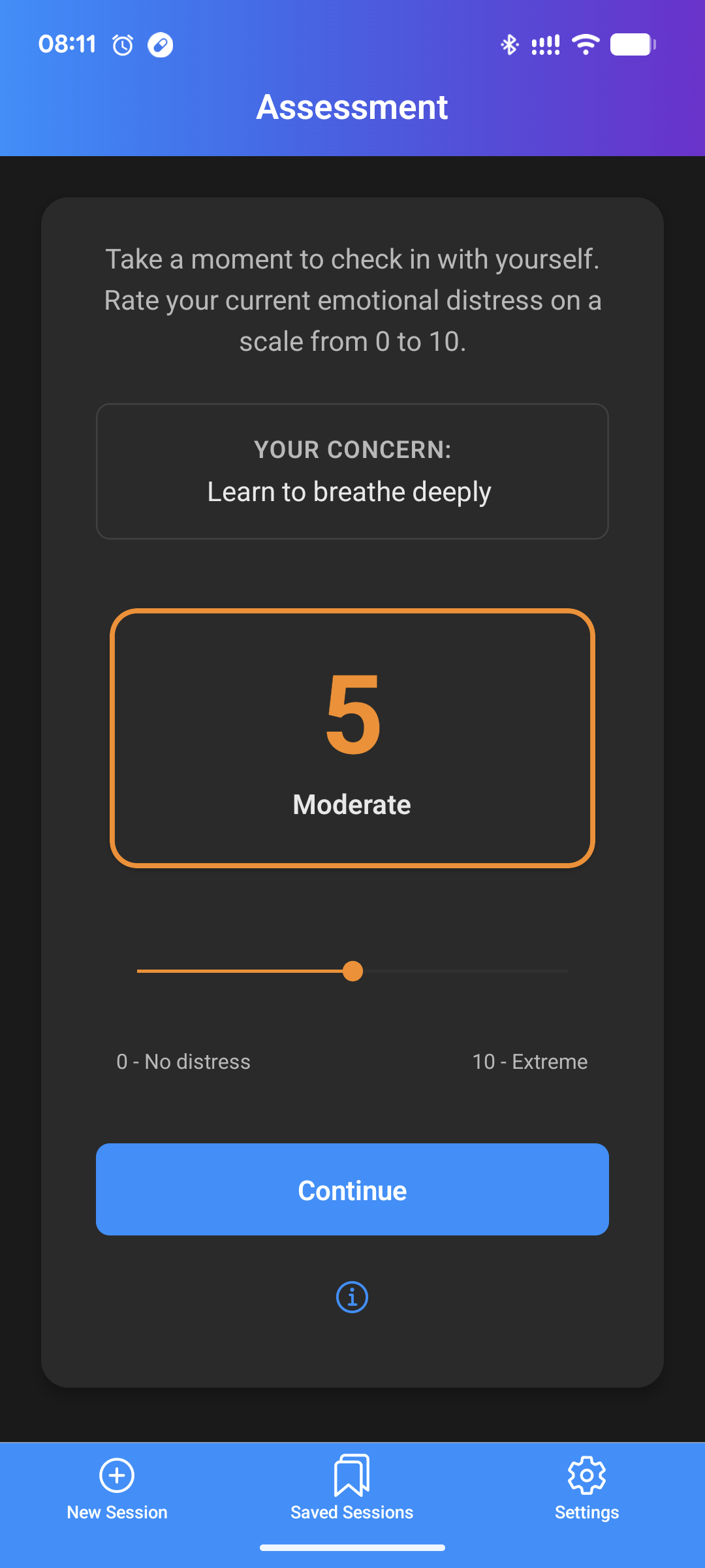 AI-Tapp Progress Tracking Screen
